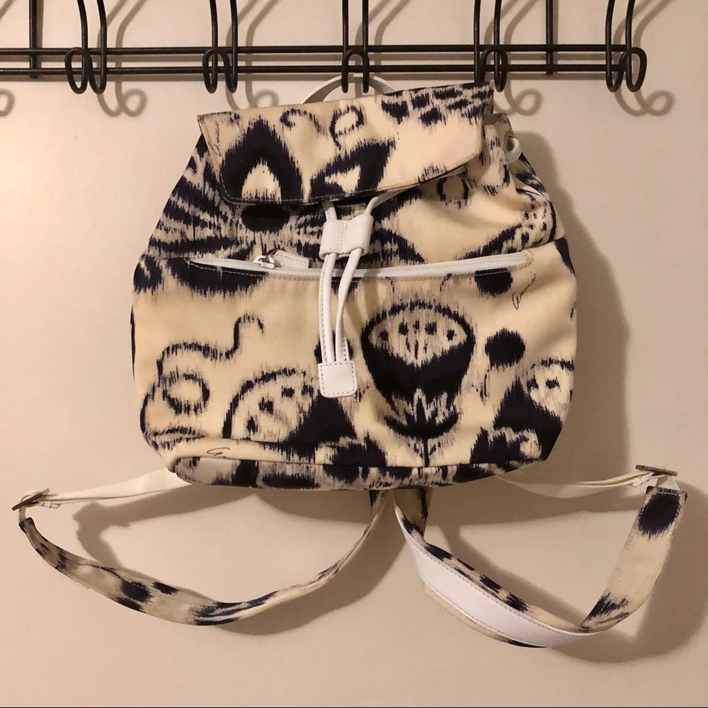 Vintage Gucci Floral Print Mini Backpack